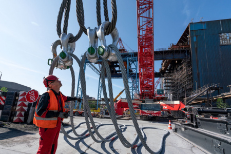 620 tonnes hoist for German steelworks crane swap - анонс