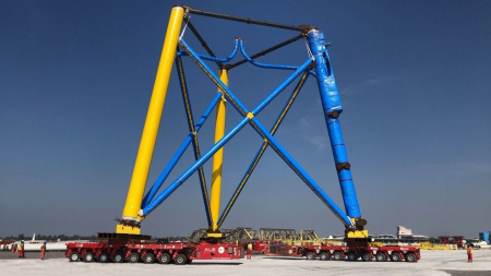Joint venture Mammoet-Giant lays the foundations for Taiwan’s offshore wind farm - анонс